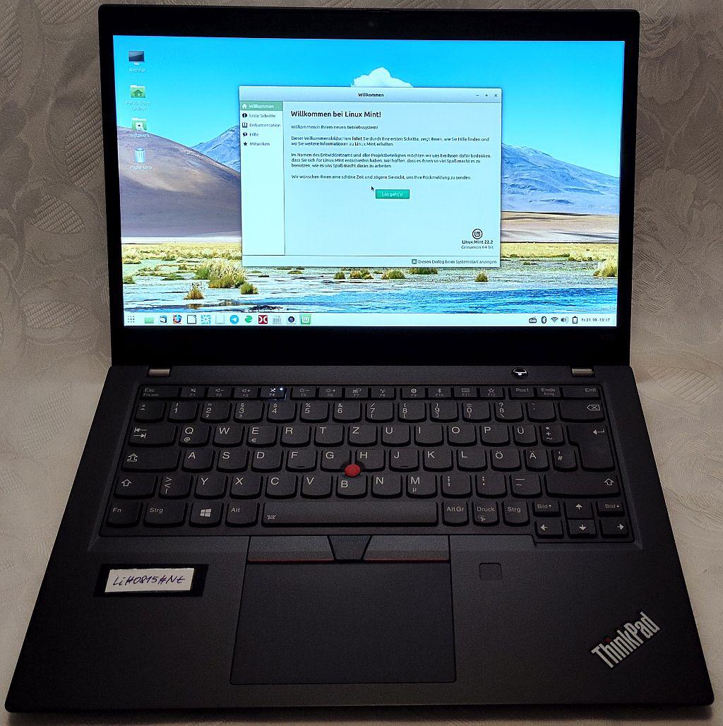 Startbildschirm - kann abgeschaltet werden